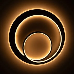 BRILAGI - stmievateľné LED stropné svietidlo FLARE LED/70W/230V, priemer 50 cm, biela/čierna + diaľkové ovládanie