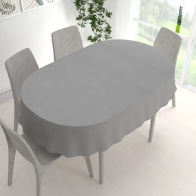 Biante Teflónový oválny obrus - Paris TF-019 Sivý 50x100 cm