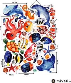 Samolepky na stenu - V oceáne