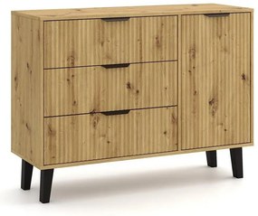 Komoda Sacar 1 (dub artisan). Akcia -20%. Vlastná spoľahlivá doprava až k Vám domov. 1132773