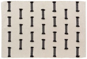 Krémový prateľný koberec 50x80 cm Juline – douceur d'intérieur