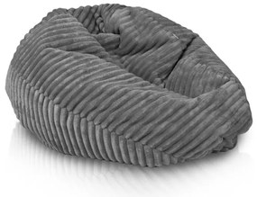 Sedací vak SAKO sivý stripe