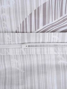 Bavlnená obliečka na vankúš Renforcé 70 × 90 cm – Selina sivohnedá