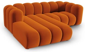 Oranžová rohová pohovka (ľavý roh) Lupine – Micadoni Home