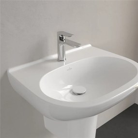 VILLEROY &amp; BOCH O.novo závesné umývadlo s otvorom, bez prepadu, 600 x 490 mm, biela alpská, 51606101