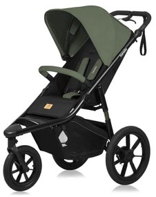 Lionelo - Športový kočík AZURA čierna/zelená