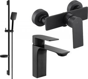 Mexen Alexa DS62 sprchová sada, čierna - 71204DS62-70