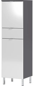 Bielo-sivá skrinka Germania Mauresa, výška 120 cm