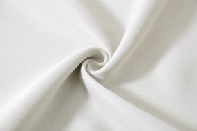 Bielo-krémový záves OXFORD 140x250 cm Zavesenie: Kovové krúžky