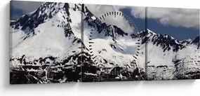 Obraz - Národný park Kenai Fjords (s hodinami) (90x30 cm)