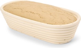 Oválna ošatka na kysnutie cesta