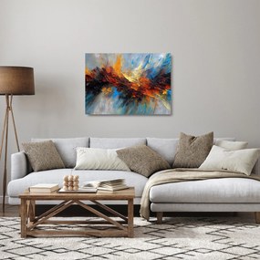 Sklenený obraz - Farebná textúra (70x50 cm)
