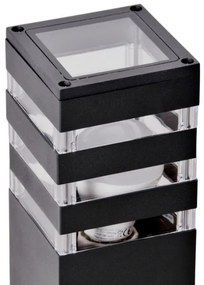 Vonkajšia lampa so senzorom TEKSAS 1xE27/12W/230V IP44 74 cm antracit