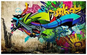 Artgeist Fototapeta - Funky - graffiti Veľkosť: 250x175, Verzia: Standard