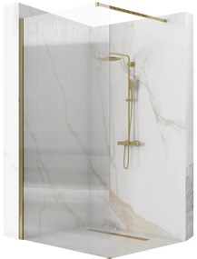 Sprchová stena Walk-in Aero Intimo Rea K4126 100x200 gold brush