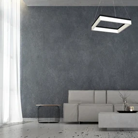 Závesné LED svietidlo Nero, 1x LED 32w, 4000k, b