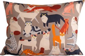 Obliečka na vankúš z mikrovlákna CATMOSPHERE 70x90 cm, farebný