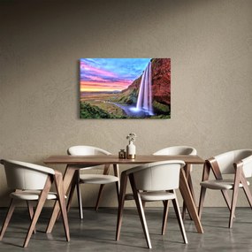 Obraz - Vodopád Seljalandsfoss (90x60 cm)