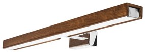 Brilagi-LED Kúpeľňové osvetlenie zrkadla WOODY MIRROR LED/12W/230V IP44 dub/chro