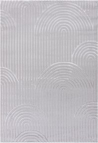 Koberec ELLEN NG81A sivý obdĺžnikový – polypropylén a polyester Rozmer: 120x170 cm