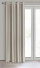 ZATEMŇOVACÍ ZÁVES NA KRÚŽKOCH SELINA 140X250 CM TMAVOBÉŽOVÁ