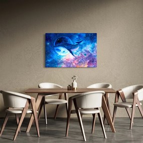 Obraz - Vesmírna veľryba (90x60 cm)