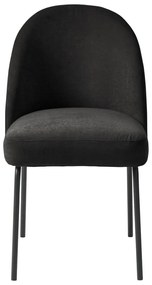 Čierna jedálenská stolička Creston – Unique Furniture