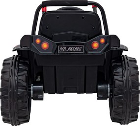 Ramiz Detský traktor na batérie Červený + pohyblivé rameno s lyžicou + diaľkové ovládanie + pomalý štart + FM rádio + LED