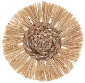 Dekorácia na stenu z rafie Raffia (fi) 36 cm + 30 cm + 25 cm sada 3ks