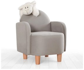Sivé detské kresielko Nock – Artie