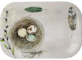 Servírovacia tácka 20.5x14.5 cm Eggs and Feathers - IHR