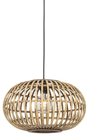 Orientálne závesné svietidlo bambus 44 cm - Amira