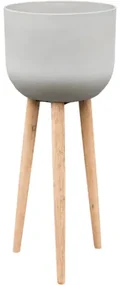 Refined Retro with feet Landon clouded grey 40x97 cm