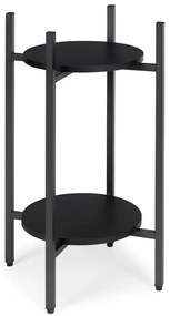 ModernHome Stojan na kvety - čierny ModernHome