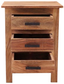 furniture-nabytek.cz - Masívny nočný stolík z dreva palisander 45x40x60