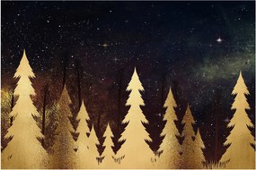 Obraz - Zlatá noc (90x60 cm)
