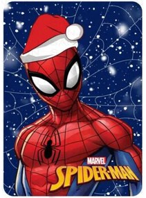 Vianočná fleecová deka Spiderman - MARVEL - 100 x 140 cm