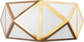 Toolight Toolight, stropné svietidlo 3xE27 APP1238-C, zlatá-biela, OSW-40093