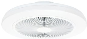 Aigostar - LED Stmievateľný stropný ventilátor LED/40W/230V 2700-6500K + DO biela