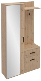 Predsieň Cless (dub artisan) (so zrkadlom). Vlastná spoľahlivá doprava až k Vám domov. 1104706