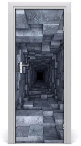 Samolepiace fototapety na dvere tunel 85x205 cm