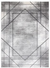 Koberec NOBLE 1520 45 geometrický, línie - sivý