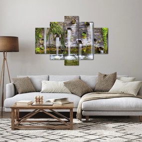 Obraz - Kamenný múr, Hamburg, Nemecko (150x105 cm)