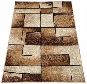 Kusový koberec 160x220 cm LUKEN obdĺžnikový - béžový