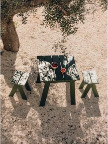 Zelená drevená záhradná stolička Navo – noo.ma