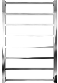 Kúpeľňový rebríkový radiátor TOKIO 174W/230V 80x53 cm nerez/lesklý chróm