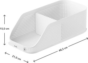 ROTHO Úložný box do skrine, šatníkový organizér LISORA ot. pr. hrana M - 48,2 × 21 × 15 cm