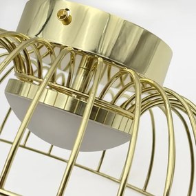 LED stropné svietidlo BETSY LED/12W/230V pr. 25 cm zlaté