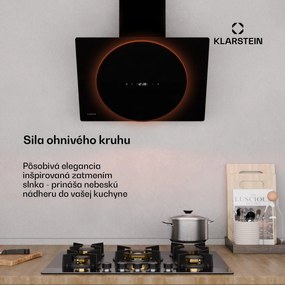 Klarstein Total Eclipse digestor, LED osvetlenie, dotykový, 594,2 m³/h, odsávanie/recirkulácia