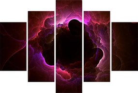 Obraz - abstrakcie mraku (150x105 cm)